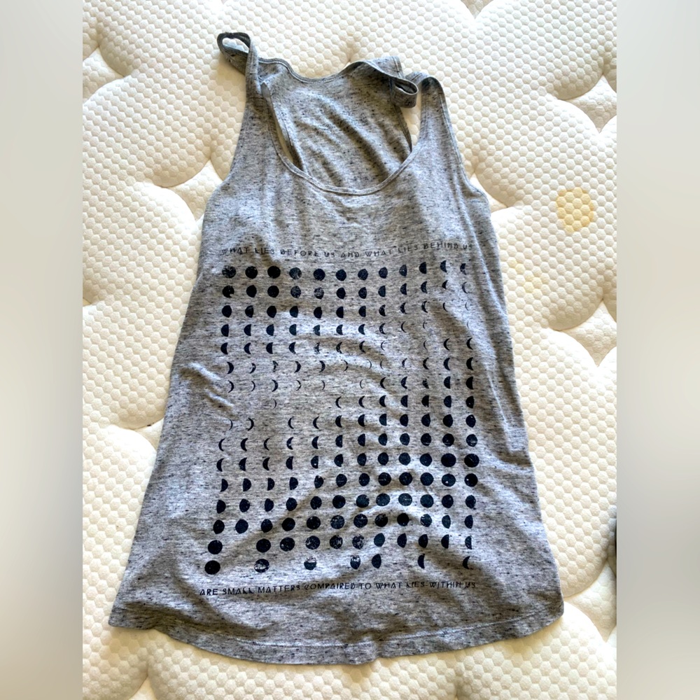 Moon phases yoga tank, great condition